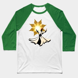 Whirling Dervish Baseball T-Shirt